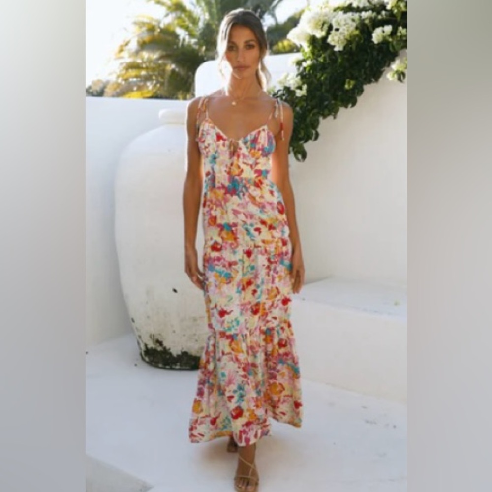 Showpo Multicolor Floral Maxi Dress